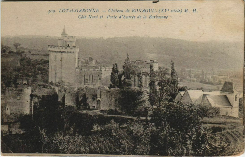 Carte postale ancienne Chateau de Bonaguil France
