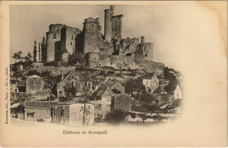Carte postale ancienne Chateau de Bonaguil France