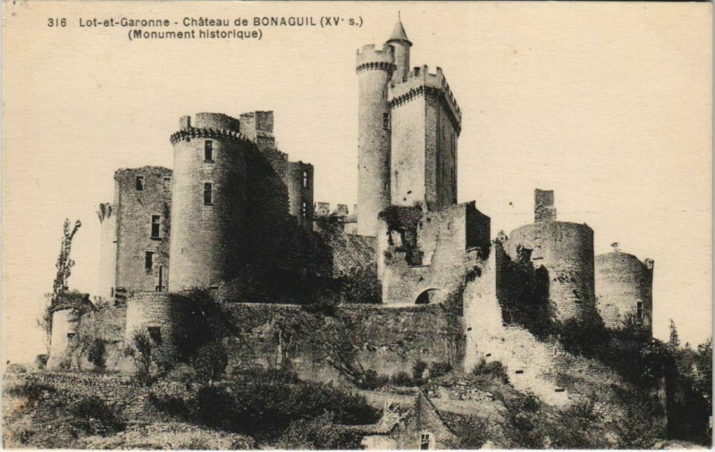 Carte postale ancienne Chateau de Bonaguil France