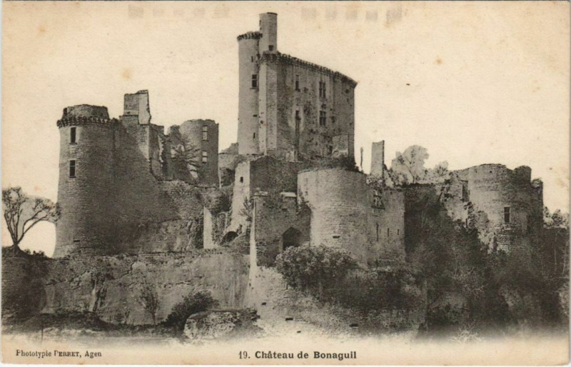 Carte postale ancienne Chateau de Bonaguil France