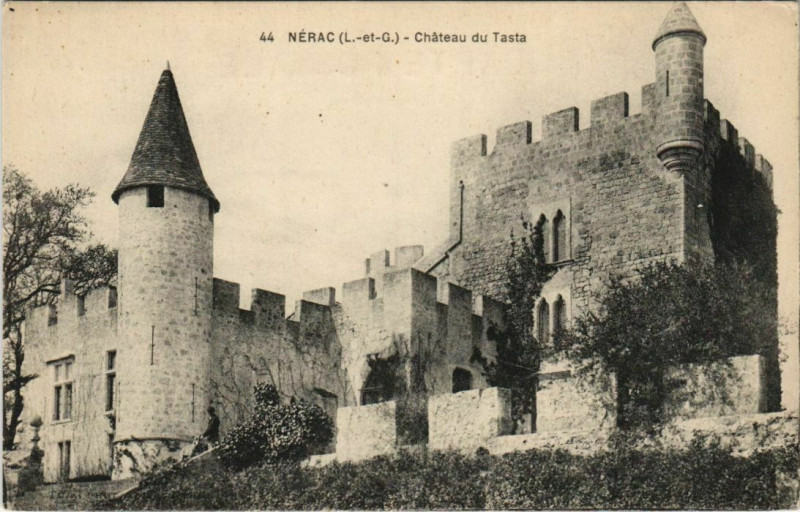 Carte postale ancienne Nerac Chateau du Tasta France