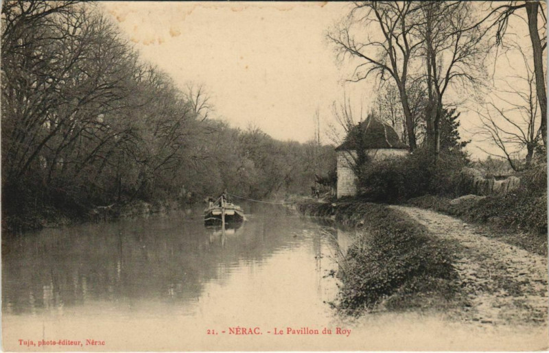 Carte postale ancienne Nerac Le Pavillon du Roy France