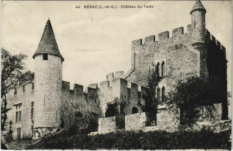 Carte postale ancienne Nerac Chateau du Tasta France