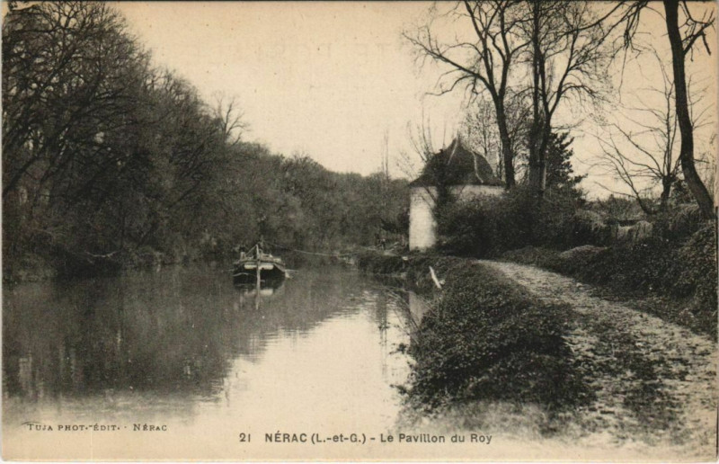 Carte postale ancienne Nerac Le Pavillon du Roy France