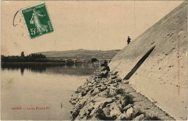 Carte postale ancienne Nerac Lous Pesco Fi France