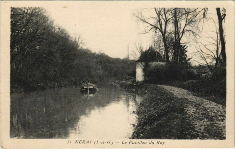 Carte postale ancienne Nerac Le Pavillon du Roy France