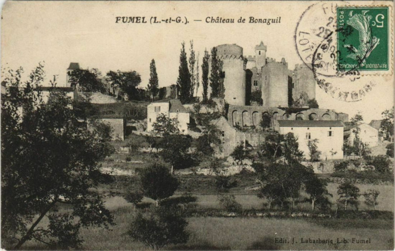 Carte postale ancienne Fumel Chateau de Bonaguil France à Fumel