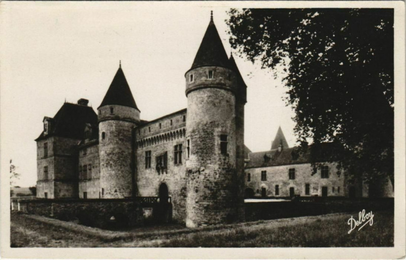 Carte postale ancienne Casteljaloux Chateau feodal du Sendat France à Casteljaloux