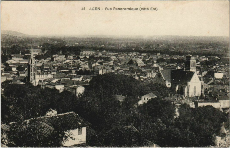 Carte postale ancienne Agen Vue Panoramique France à Agen