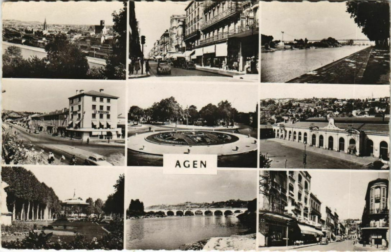 Carte postale ancienne Agen Souvenir France à Agen