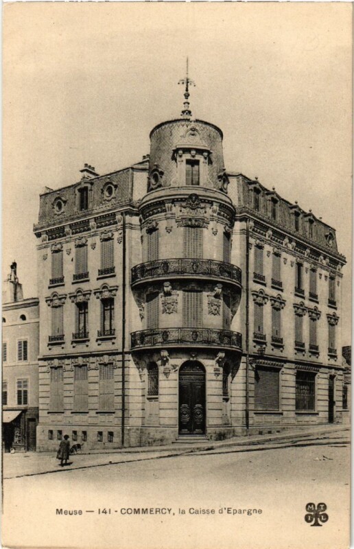 Carte postale ancienne Commercy - La Caisse d'Epargne à Commercy