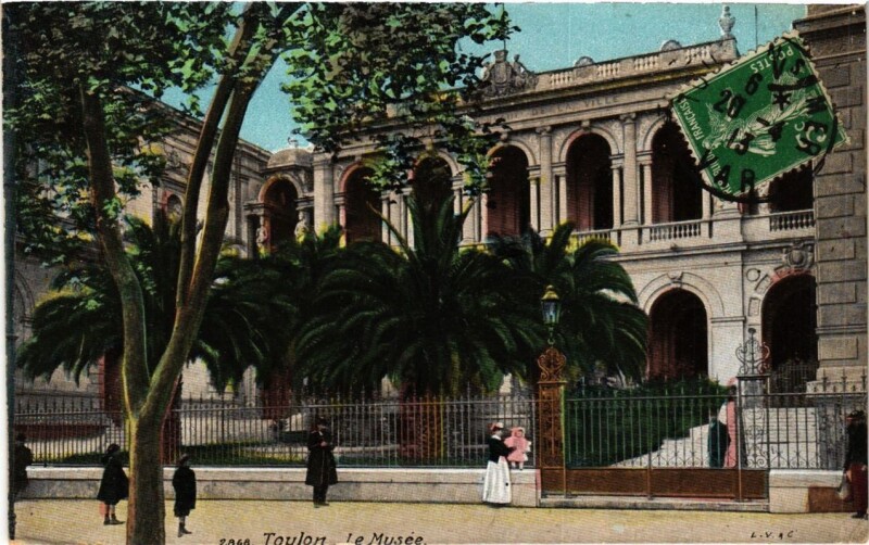 Carte postale ancienne Toulon Le Musée à Toulon