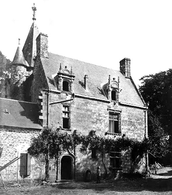 Carte postale ancienne Manoir de Coatbily (Quimper)