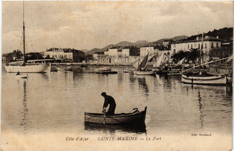 Carte postale ancienne Sainte-Maxime - Le Port à Sainte-Maxime
