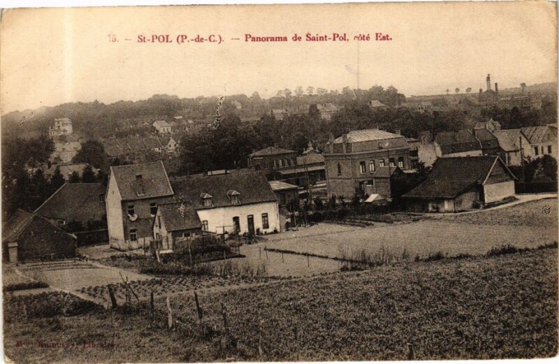 Carte postale ancienne Saint-Pol-Panorama de Saint-Pol