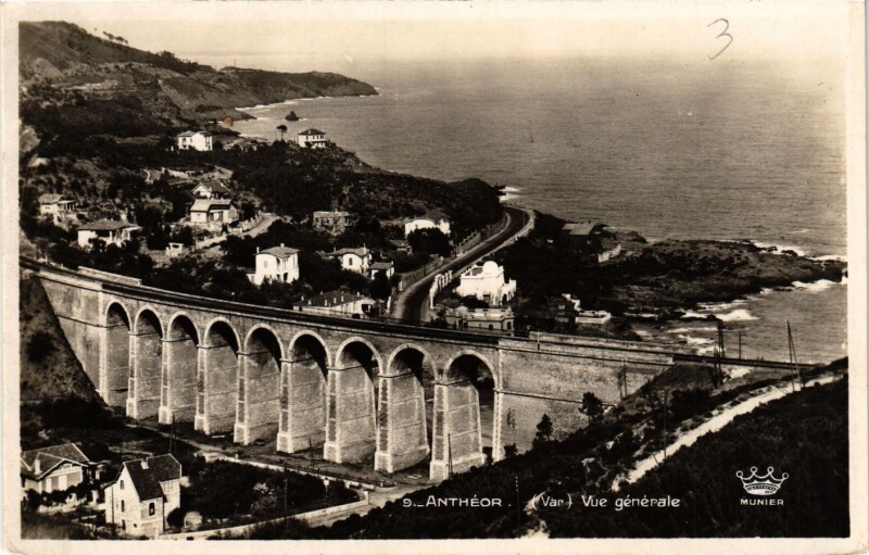 Carte postale ancienne Antheor - Vue générale