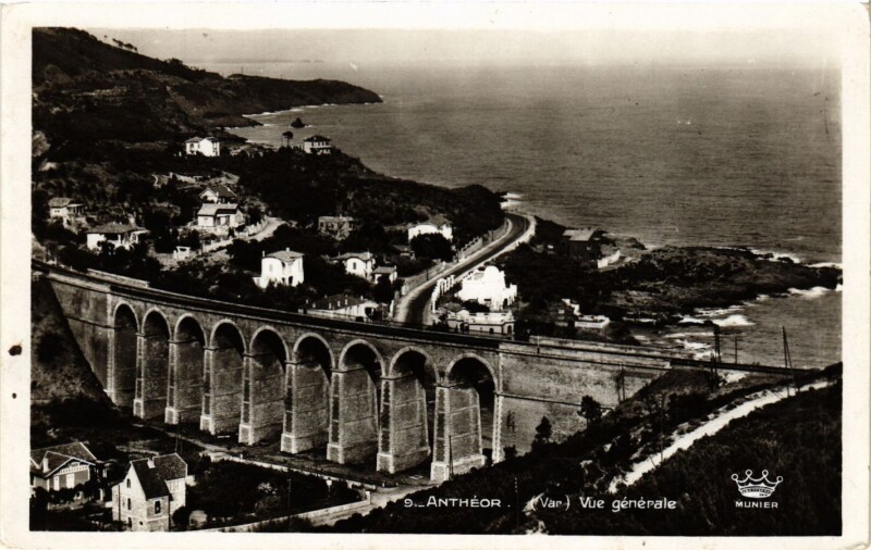 Carte postale ancienne Antheor - Vue générale