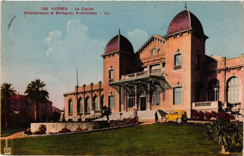 Carte postale ancienne Hyeres - Le Casino à Hyères