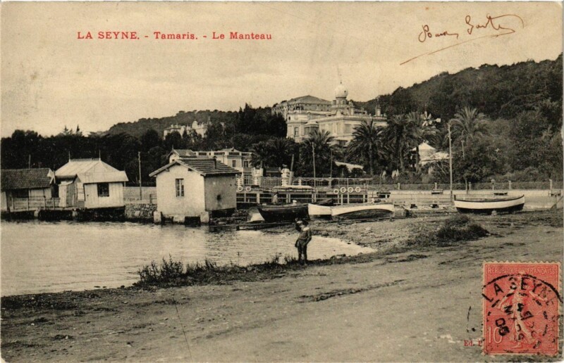 Carte postale ancienne Tamaris - Le Manteau