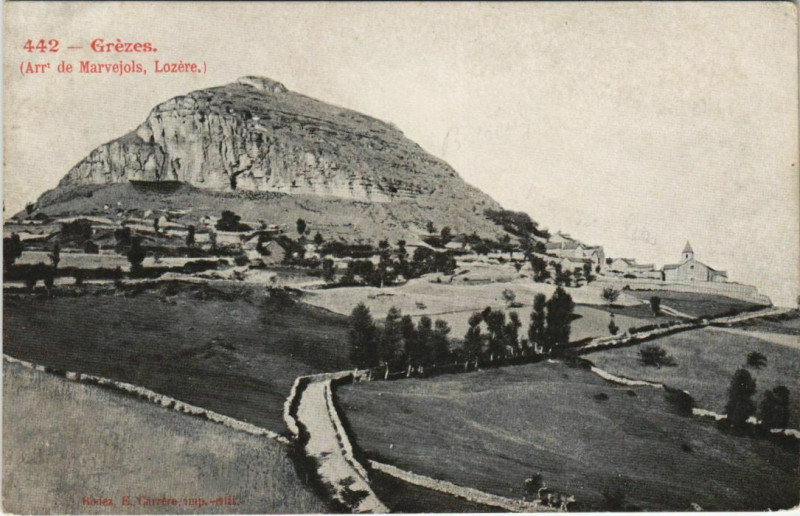 Carte postale ancienne Grezes France