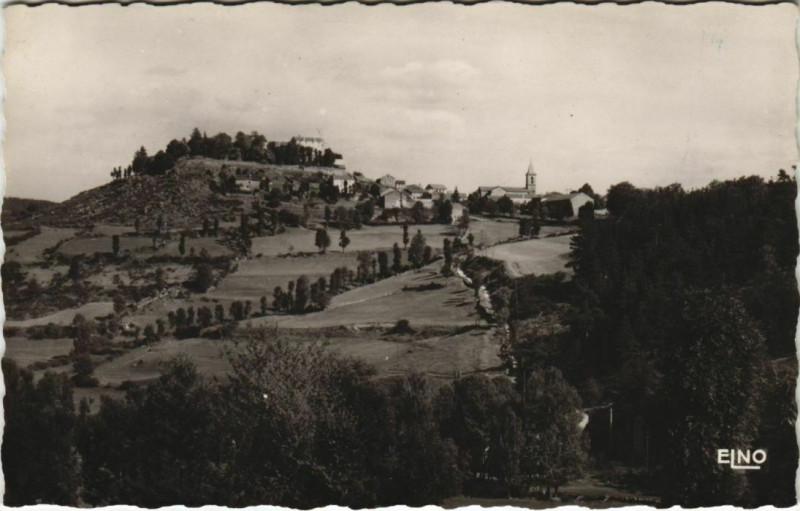 Carte postale ancienne Chambon le Chateau Vue Panoramique France