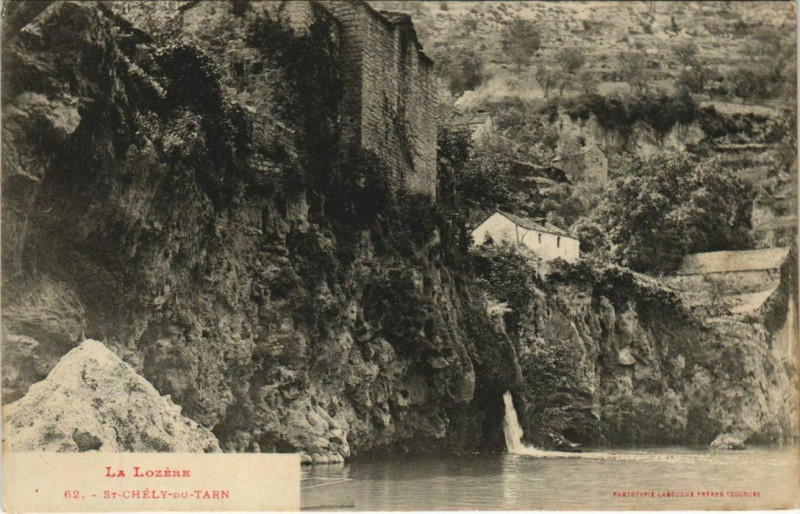 Carte postale ancienne St Chely du Tarn France