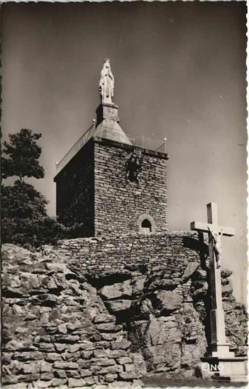 Carte postale ancienne Luc La Tour de la Vierge et le Christ France à Luc