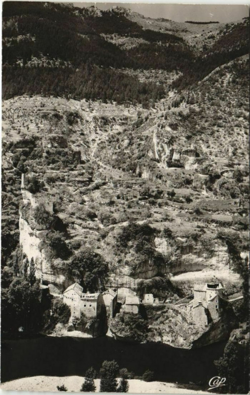Carte postale ancienne Gorges du Tarn Castelbouc France