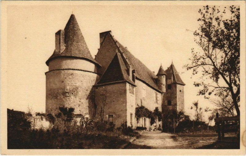 Carte postale ancienne Montmoreau Le Chateau à Montmoreau