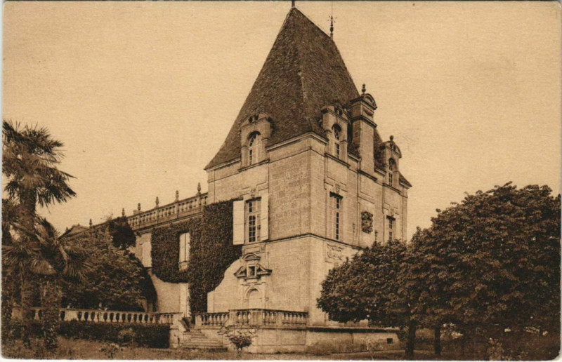 Carte postale ancienne Bourg-Charente Le Chateau à Bourg-Charente