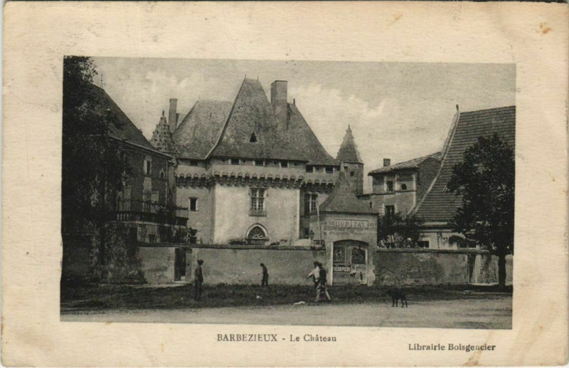 Carte postale ancienne Barbezieux-Saint-Hilaire Le Chateau à Barbezieux-Saint-Hilaire