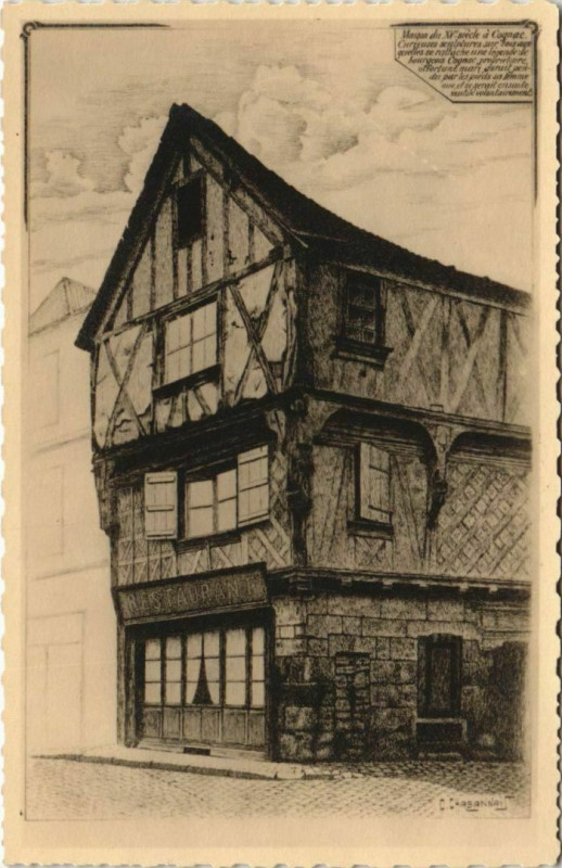 Carte postale ancienne Cognac Maison du Xve Siecle à Cognac