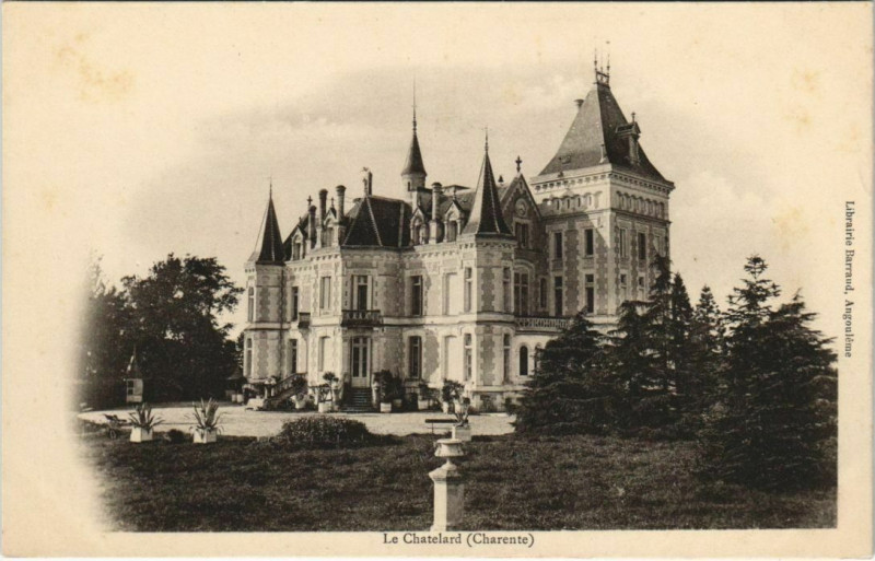 Carte postale ancienne Dirac Le Chatelard - Chateau à Dirac