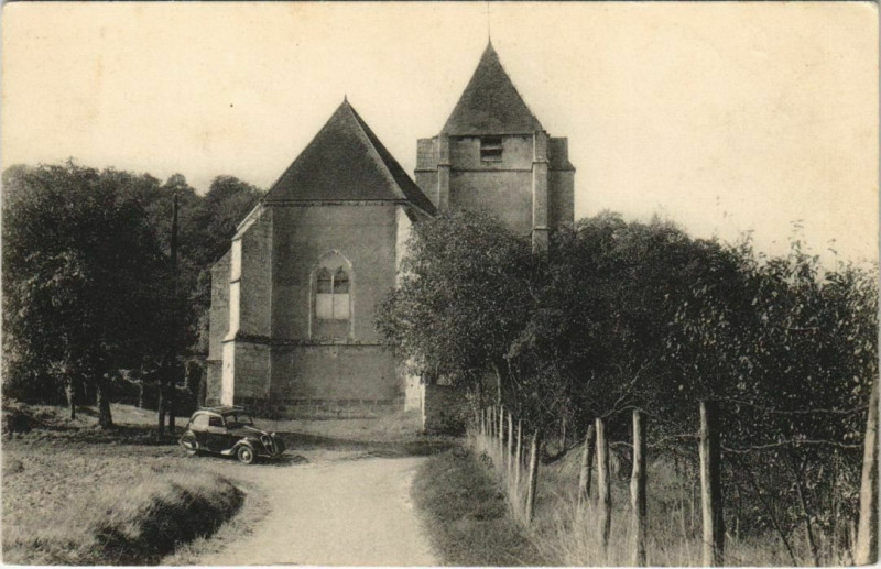 Carte postale ancienne La Saulsotte Eglise Saint-Ferreol