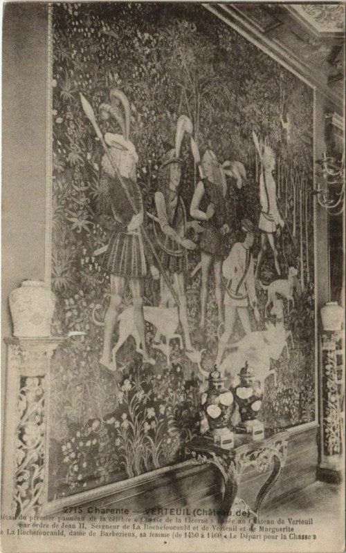 Carte postale ancienne Verteuil-sur-Charente Chateau - Artwork à Verteuil-sur-Charente