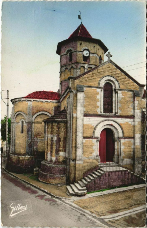 Carte postale ancienne Rouillac L'Eglise à Rouillac