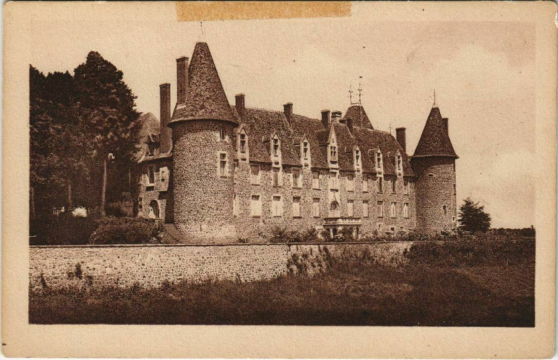 Carte postale ancienne Pressac Chateau de Pressac - Commune de Saint-Quentin