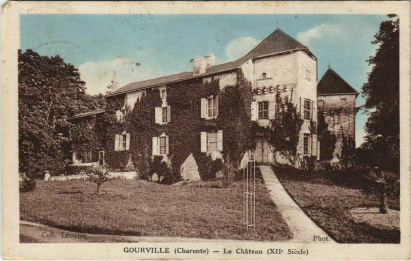 Carte postale ancienne Gourville Le Chateau