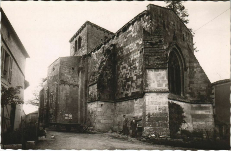 Carte postale ancienne Jurignac L'Eglise