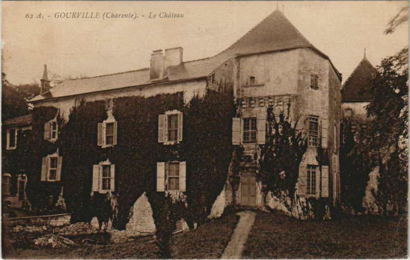 Carte postale ancienne Gourville Le Chateau