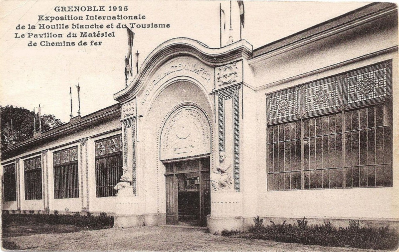 Carte postale ancienne Expo7-Grenoble