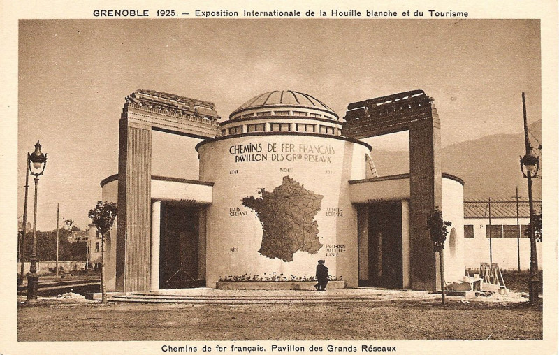 Carte postale ancienne Expo4-Grenoble