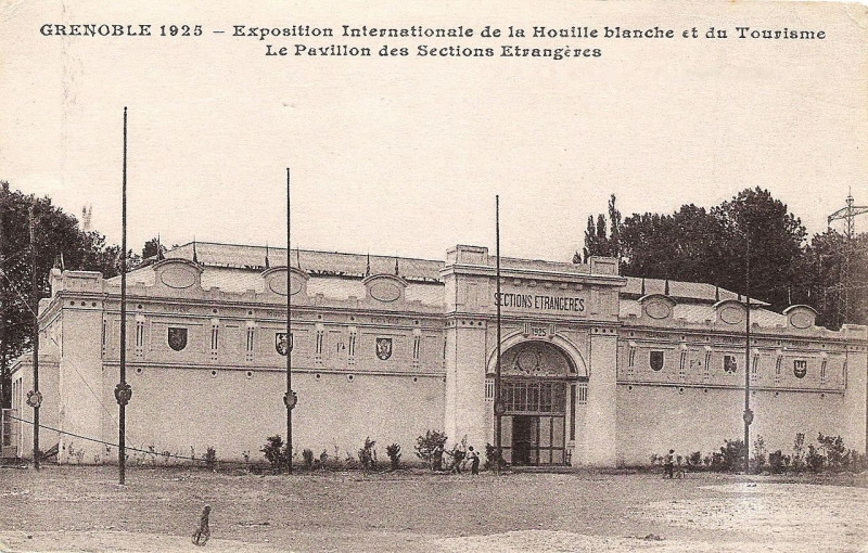 Carte postale ancienne Expo5-Grenoble