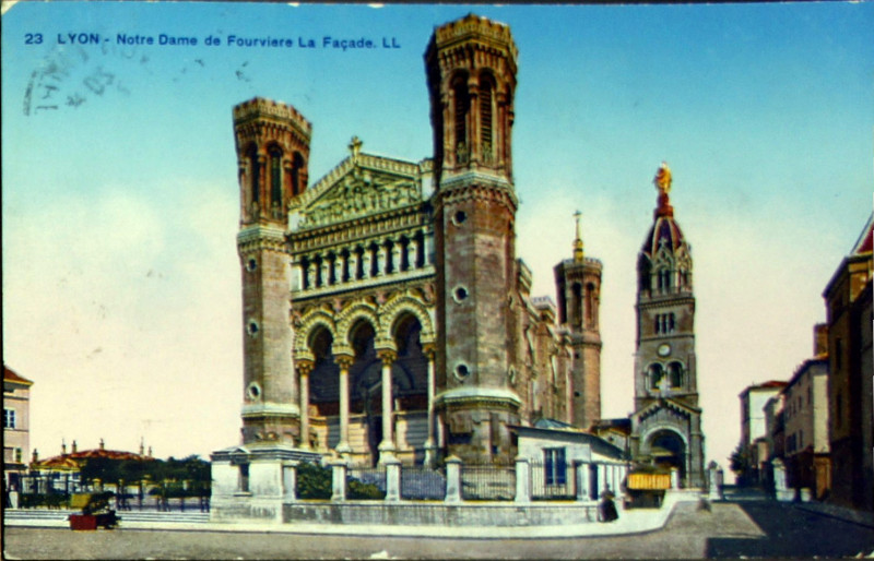 Carte postale ancienne 1934 lyon Cp fourviere 2155