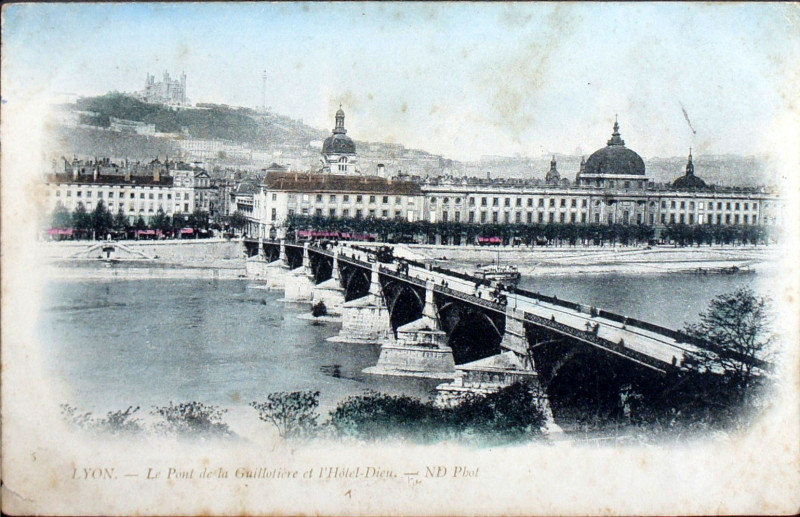 Carte postale ancienne Lyon 20 juillet 1914 2157