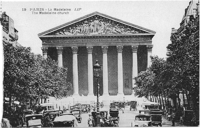 Carte postale ancienne La Madeleine postcard