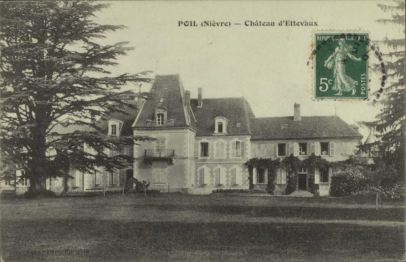 Carte postale ancienne Château d'Ettevaux, carte postale 02