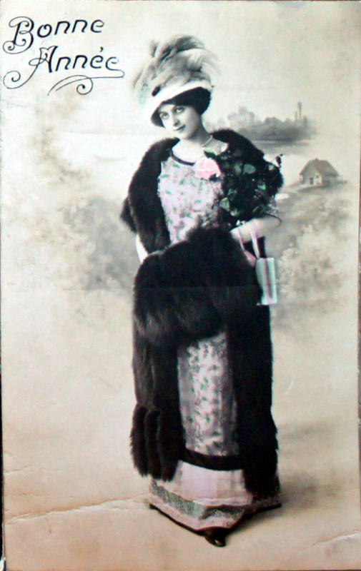 Carte postale ancienne 8 juin 1916 alger boulevard republique