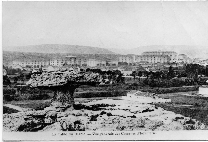 Carte postale ancienne St mihiel table du diable 139