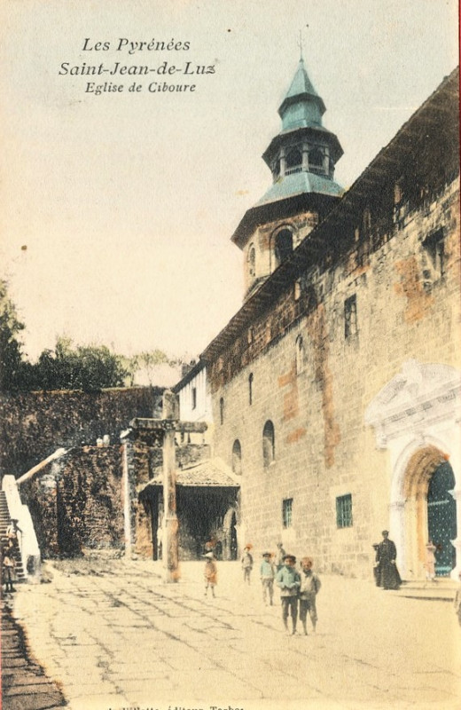 Carte postale ancienne Ciboure - Eglise 4